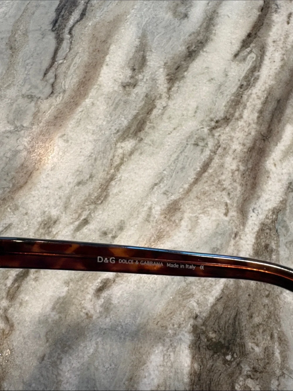Vintage Designer Tortoiseshell Rectangular Women's Sunglasses - Dark Lenses